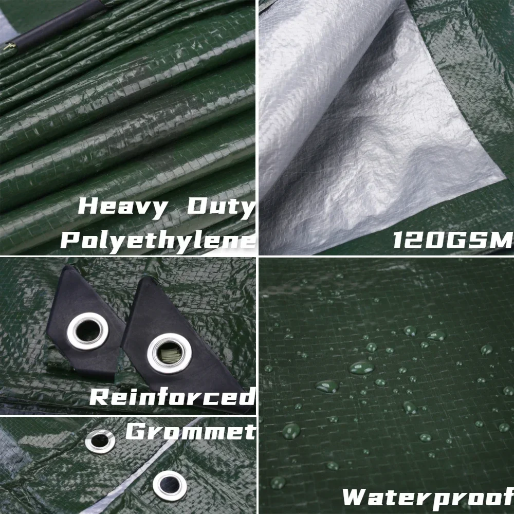 Robuste Planenabdeckung, wasserdichte Plane, UV-beständige – Bild 2