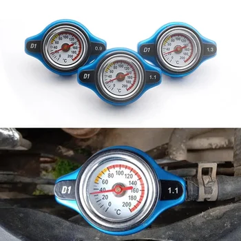 Auto Automobil Styling Thermo Kühlerdeckel Tankdeckel Wassertemperaturanzeige mit praktischem Sicher 0,9