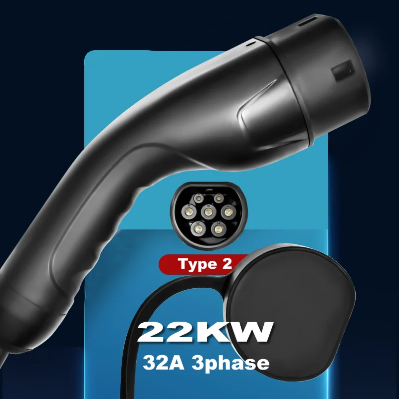 JIGU 22KW Elektrofahrzeug-Ladegerät Typ 2 Ladekabel 3-Phasen 32A 380V – Bild 4