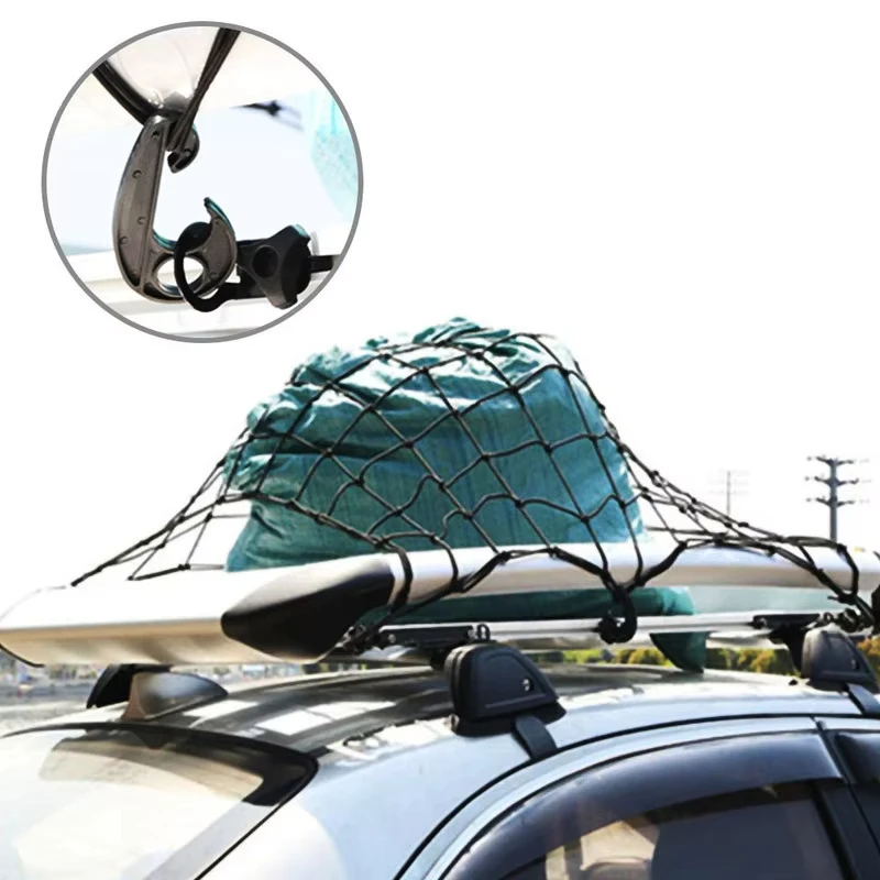 Auto-Dachgepäcknetz (Neues Design) - 120x90cm /50x90cm Seilnetz – Bild 3