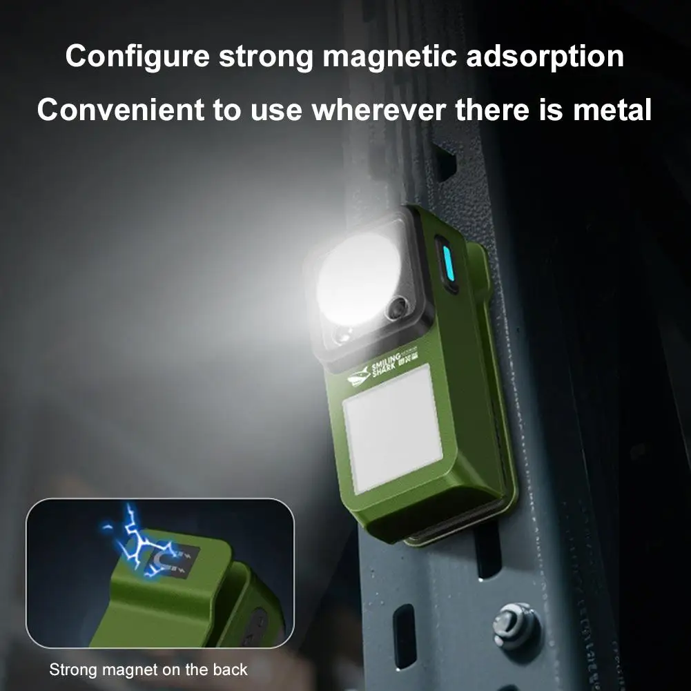 Magnetische LED-Arbeitsleuchte zum Anklemmen, wiederaufladbar – Bild 2