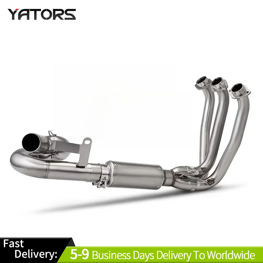 CF-Moto 675SR 675SS Komplettes System 675sr Cfmoto 2024 2025 51mm Slip-On Auspuffanlage Krümmerrohr