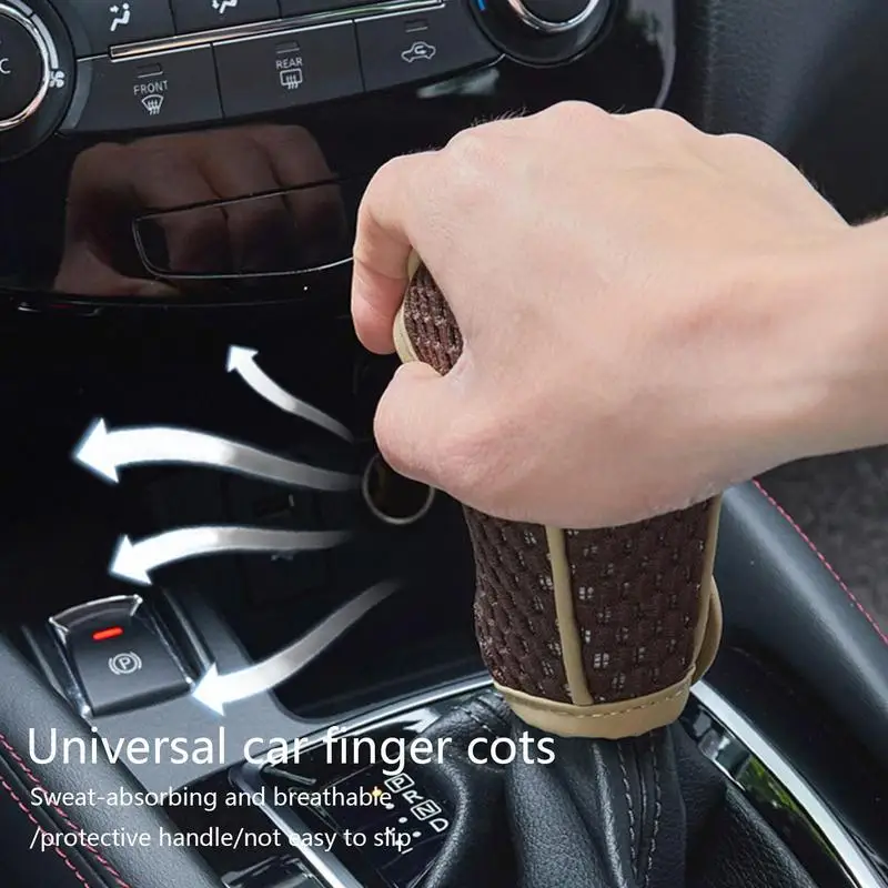 Auto Schaltknauf Abdeckung Rutschfester Griff Universal Schalthebel – Bild 3