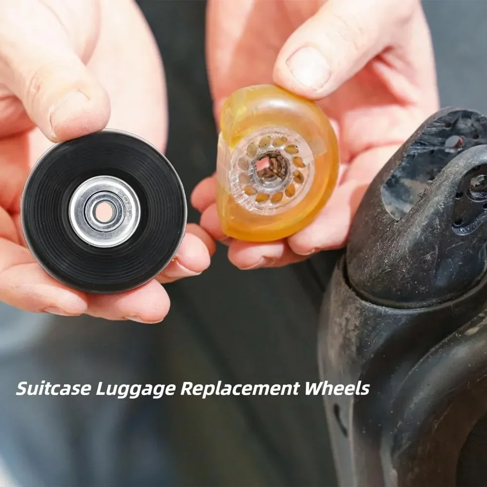 Rollen Leise Reparatur Ersatz Universal Langlebig Reisegepäck Rad – Bild 3