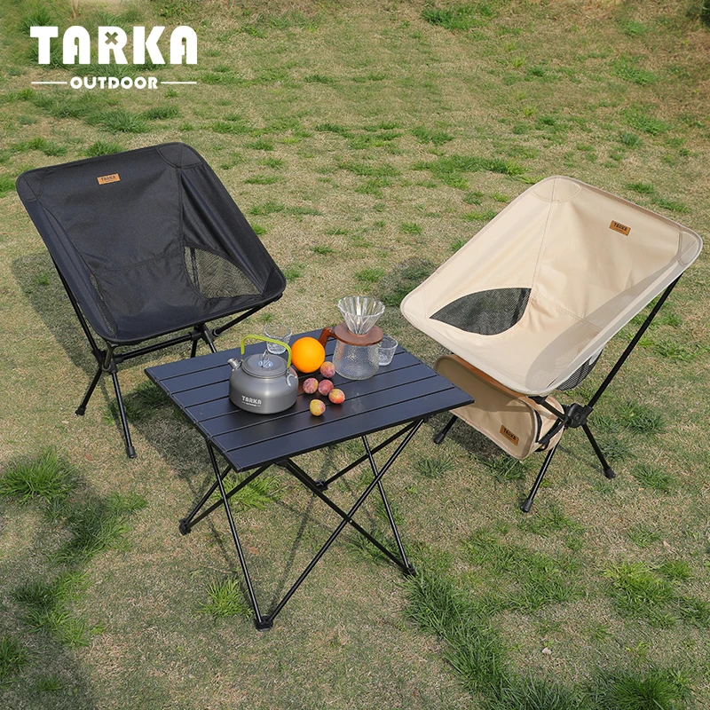 TARKA faltbares Campingstuhl-Set, leichter Klappstuhl, ultraleicht – Bild 6