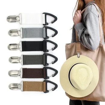 Outdoor-Reise-Strohhut-Clip. Tragbarer Hut-Begleit-Taschen-Clip. Mehrzweck-Handschuh-Organizer für den