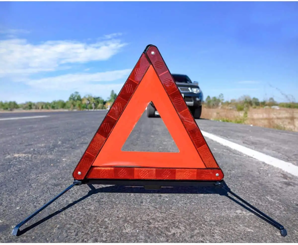 Reflektierendes Notfall-Warndreieck, Faltbares Pannenhilfe-Schild – Bild 6