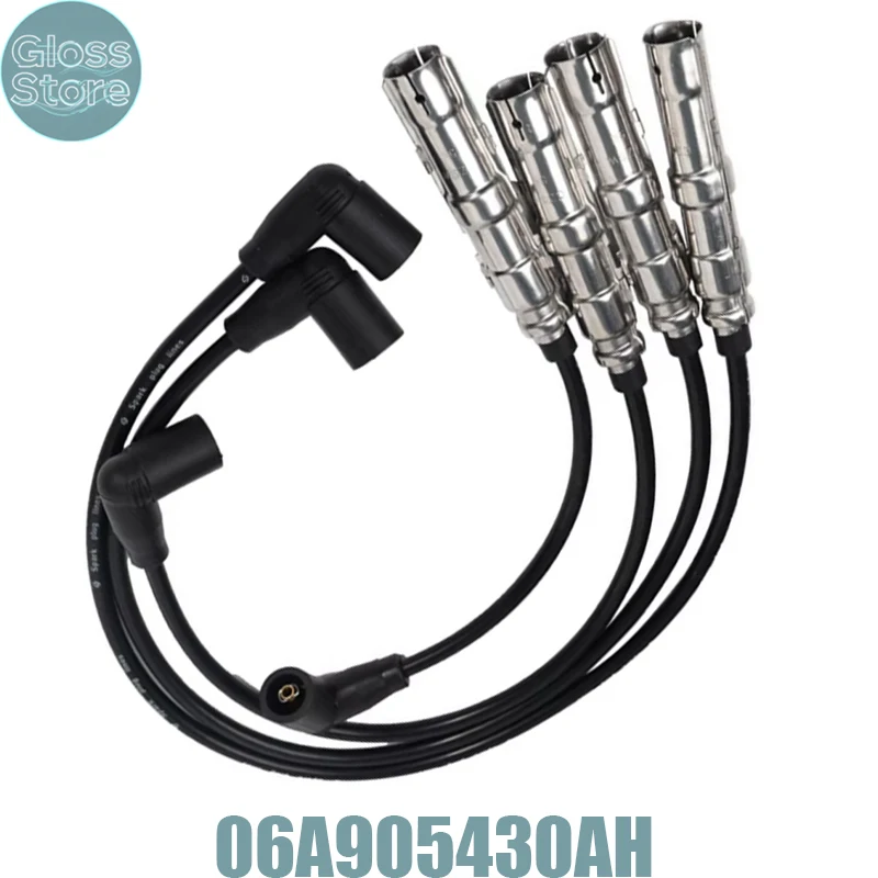 Autoteile Zündspule 06A905430AH 06A905430AP 4 Stück Zündkabel für VW Seat Beetle CADDY TOURAN AUDI Golf PASSAT