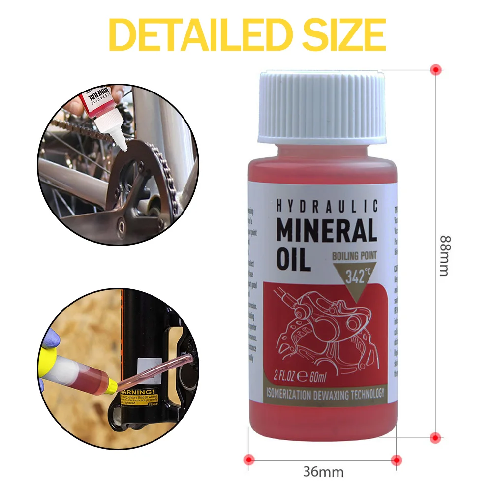 60 ~ 120 ML Fahrrad Bremsöl Entlüftung Kit Werkzeuge Für SHIMANO – Bild 6