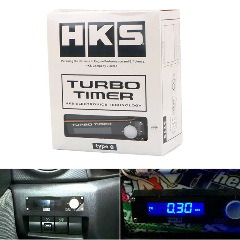 Auto Turbo Timer Weiß/Rot/Bule Didital Led Display HUD Universial Auto Accessiores
