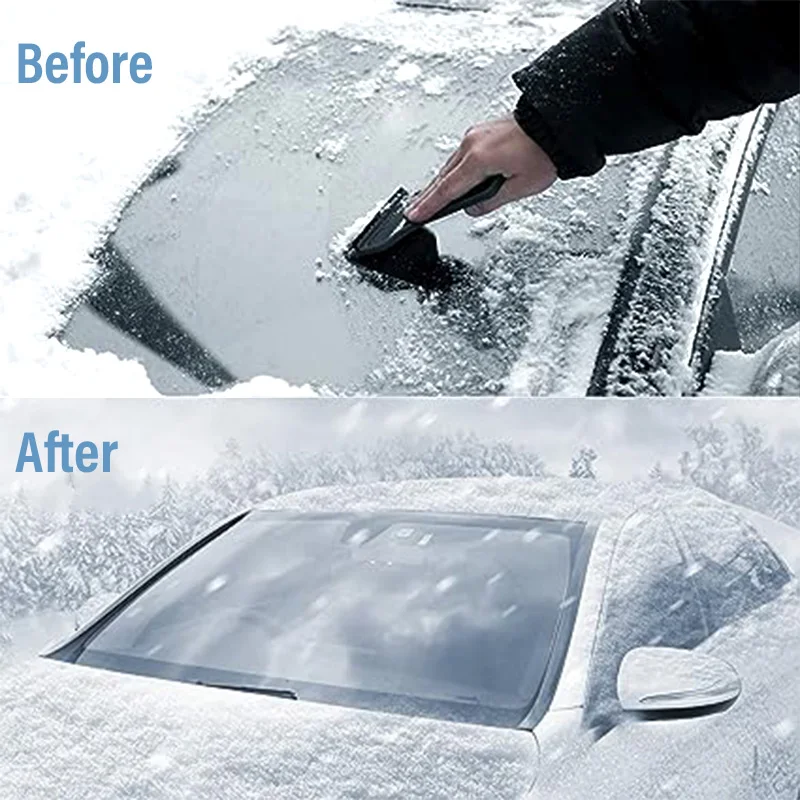 Auto Windschutzscheibe Schnee Anti-Uv Schild für Winter Auto Abdeckung – Bild 6