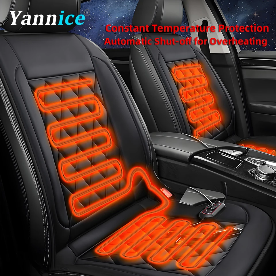12V Universal Auto Beheizte Sitze Kissen Schnelle Heizung Auto Sitzbezüge Warme Winter Auto Zubehör Heizung