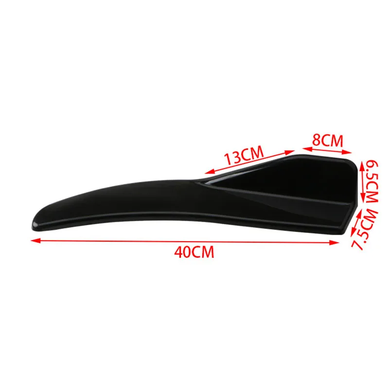 1 paar Auto Stoßstange Spoiler Vorne Hinten Lip Anti-kollision – Bild 6