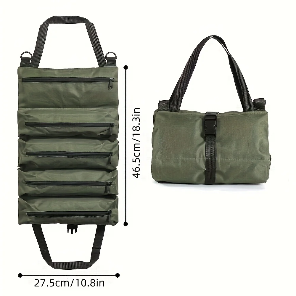 Robuste, aufrollbare Werkzeugtasche - Multi-Tool-Organizer aus – Bild 4