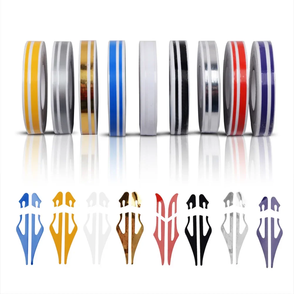 9,8 m 1 Rolle Striping Pin Streifen Steamline Double Line Klebeband – Bild 3