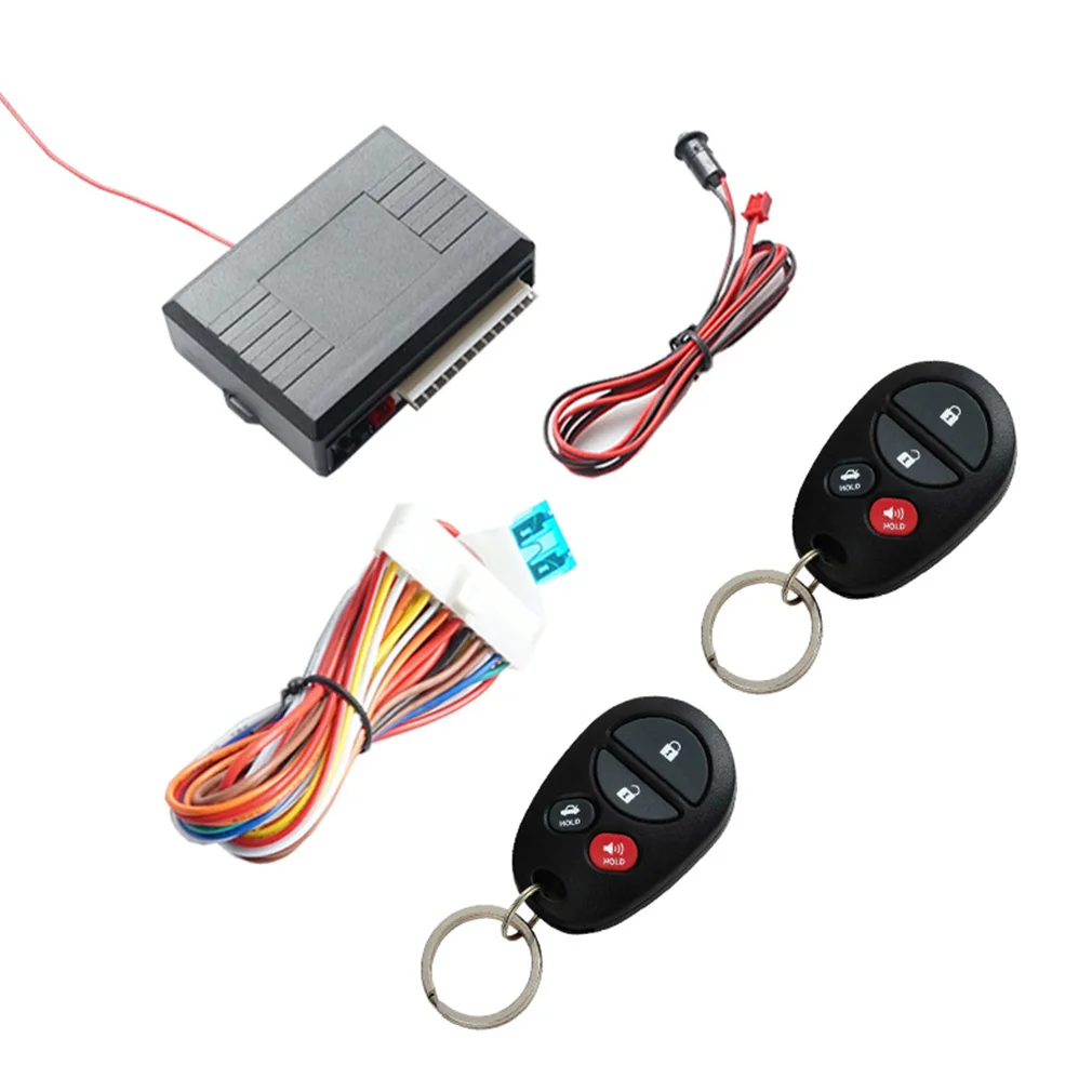 12V Auto-Fernbedienung Zentralverriegelungssystem Schlüsselloses System Ferngesteuertes Auto-Alarmsystem