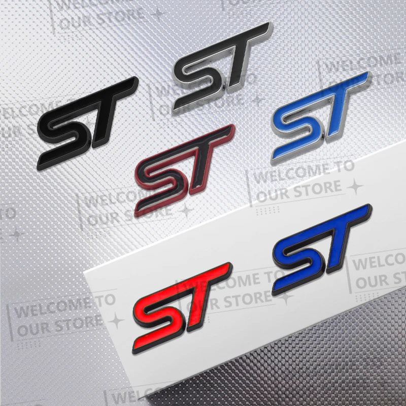 3D Metall ST Auto Lenkrad Abzeichen Aufkleber Styling Innen Dekoration – Bild 5