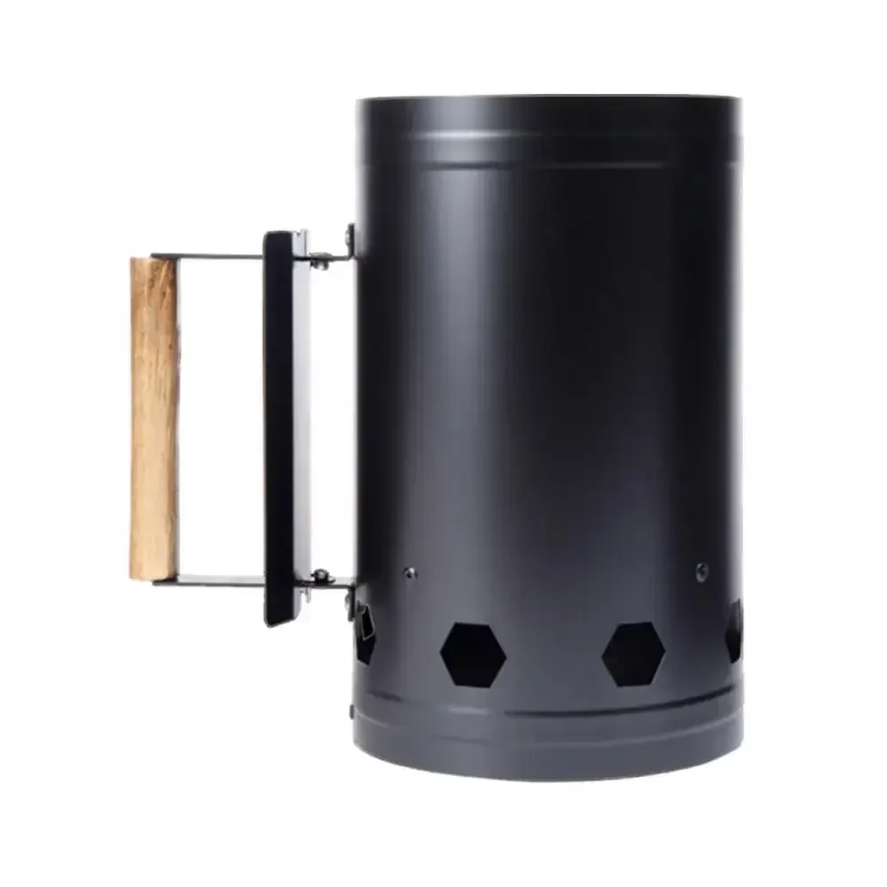 Spark Bucket Holzkohleimer Holzkohlezündung Holzkohleimer Grillofen Zünder Outdoor Barbecue Herd Zündzylinder