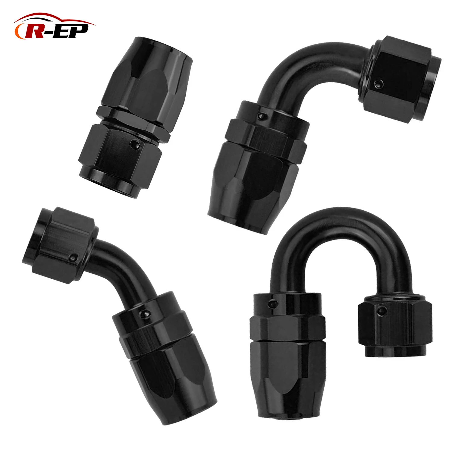 AN4 AN6 AN8 AN10 Auto-Ölkühler-Set, Aluminium, universell für 0 ° 45 ° 90 ° 180 ° Geflochtener