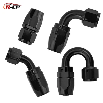 AN4 AN6 AN8 AN10 Auto-Ölkühler-Set, Aluminium, universell für 0 ° 45 ° 90 ° 180 ° Geflochtener