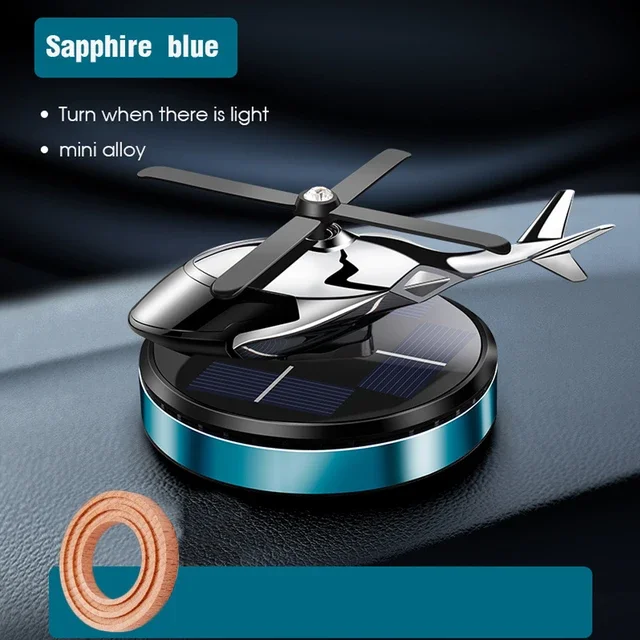 Auto-Lufterfrischer, Solar-Hubschrauber, Styling, dekorative Aromatherapie, Auto-Innenzubehör, Propeller