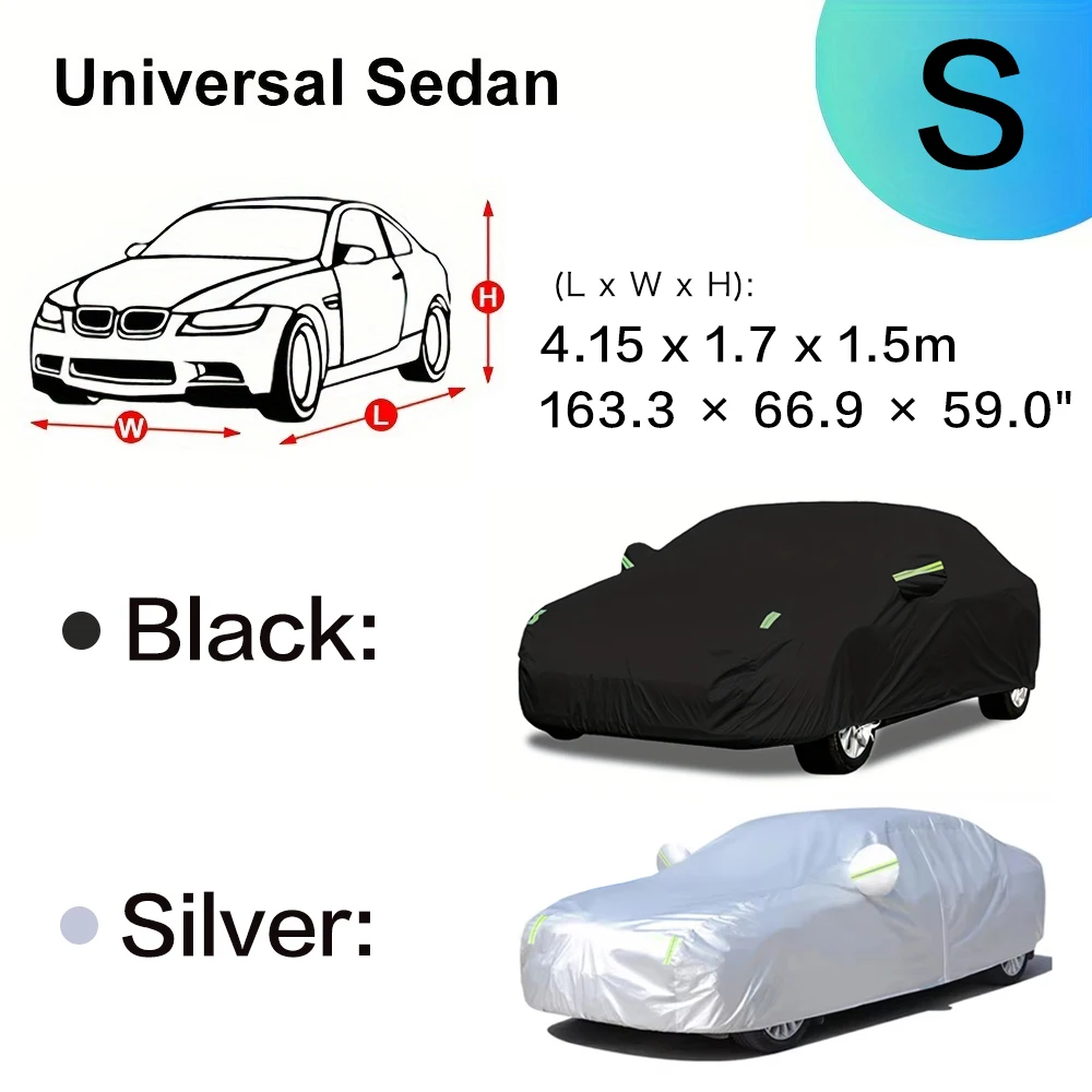 Autoabdeckung Schutz Outdoor Außen Sonne Schnee UV Winter Sommer SUV Limousine Auto Sonnenschutz Staubdicht