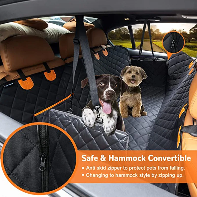 Hunde-Autositzbezug, wasserdicht, Transportmatte, Hängematte – Bild 4