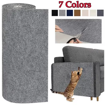 7-Farben-Kratzer für Katzen, Sofabezug, Katzenkratzer, Brettschutz, zuschneidbar, selbstklebender Teppich