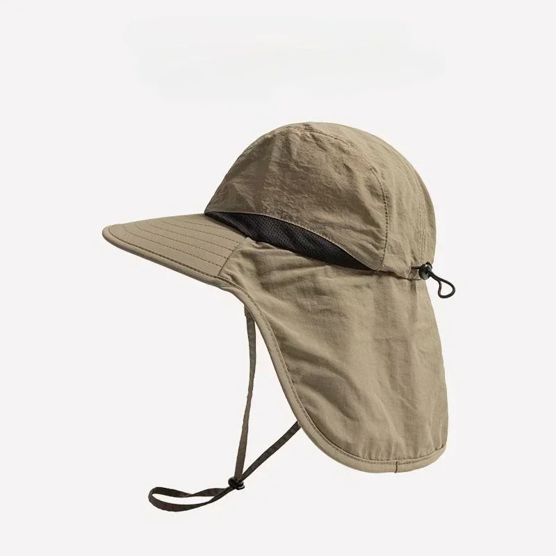 Sommerhüte mit breiter Krempe und Nackenschutz, Unisex-Anglerhüte – Bild 3