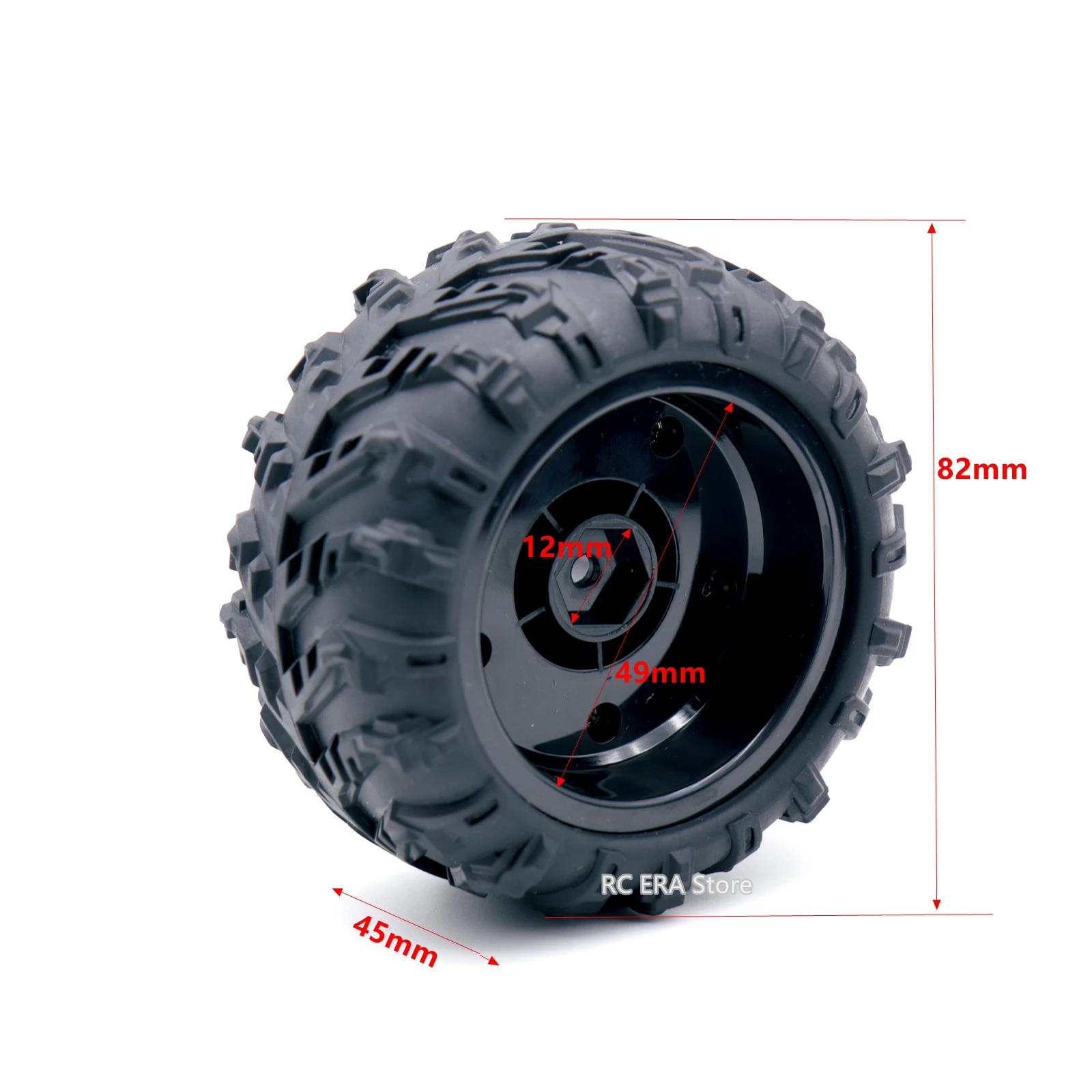 12mm Hex Skidproof Gummi Reifen 6034 für SCY 16101 PRO 16102 (4 Stück) – Bild 6