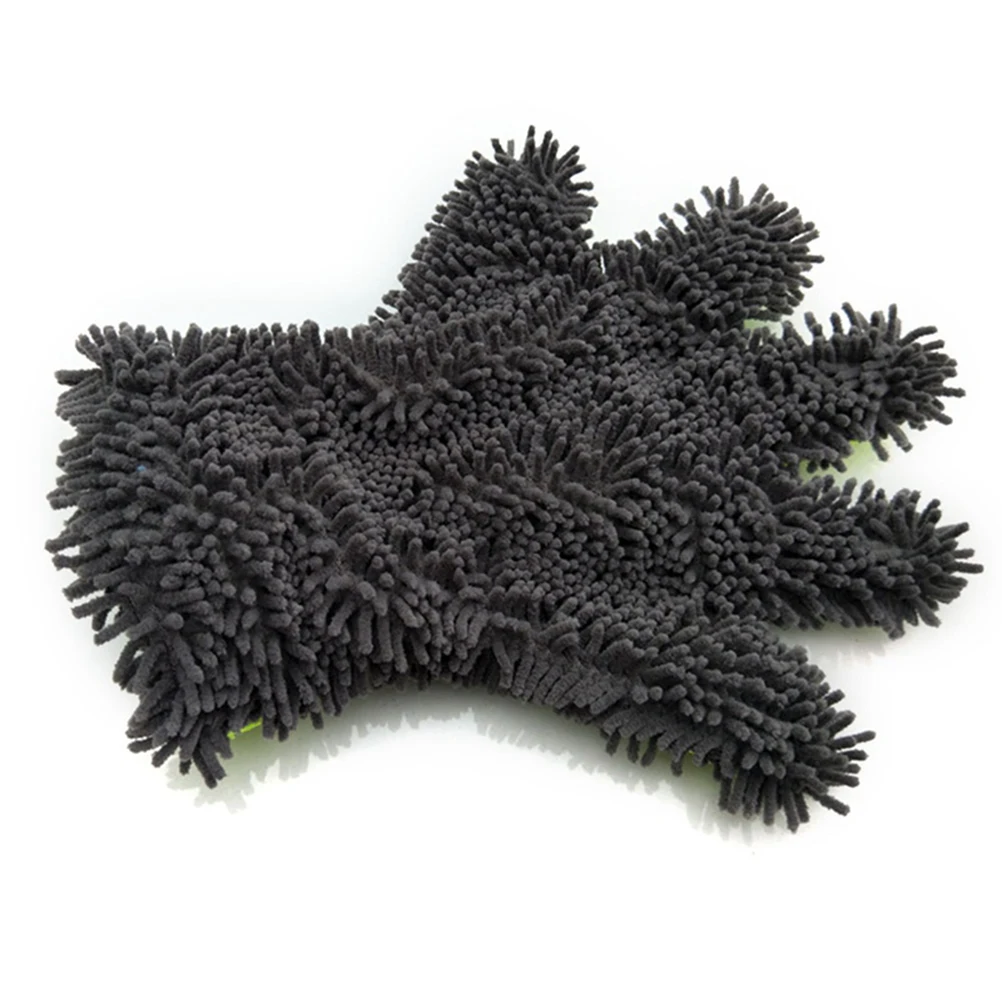 5-Finger weiche Autowaschhandschuhe Reinigungsbürste für Auto – Bild 6