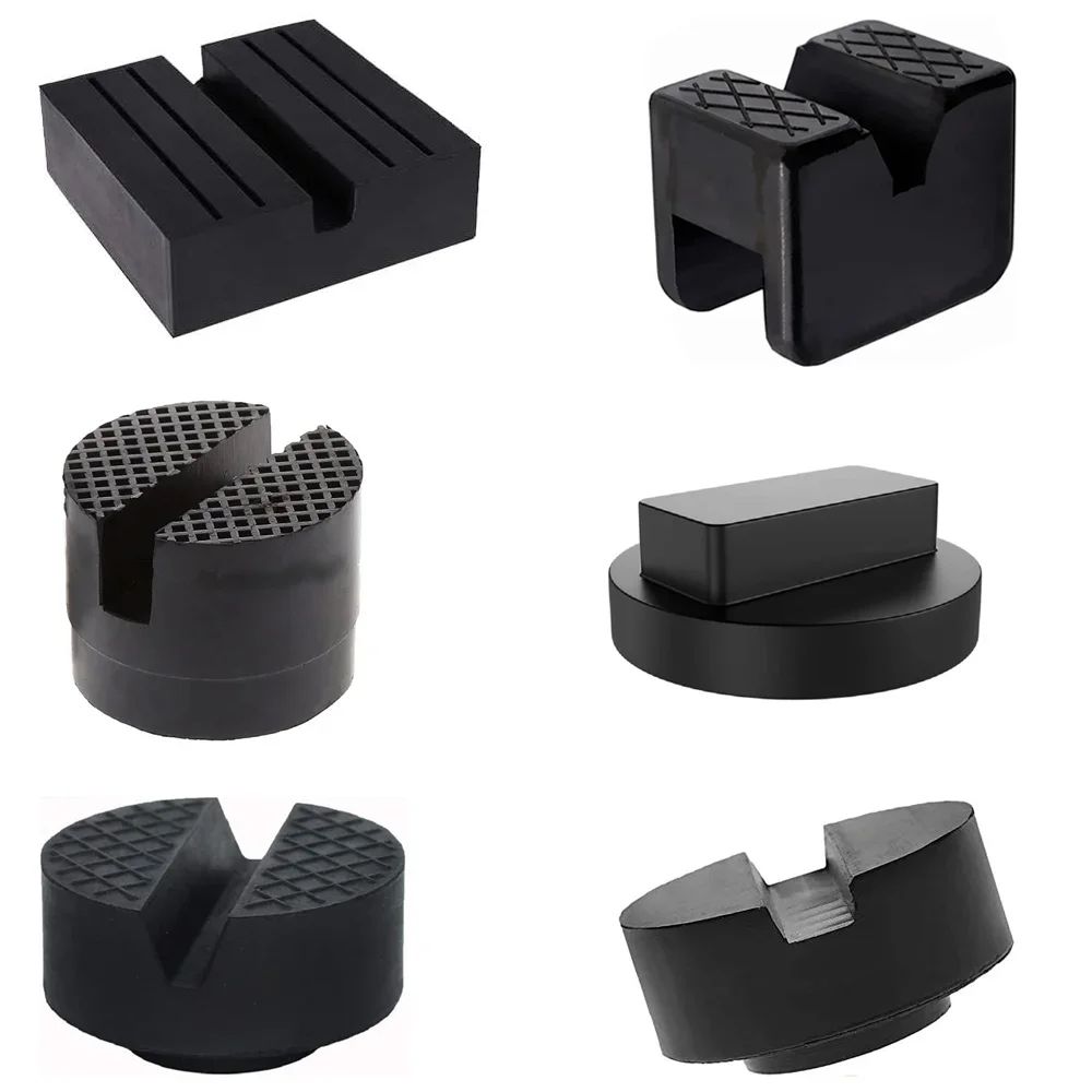 Universal Car Jack Gummi pads Lift Jack Stand Pad Boden geschlitzt Car Jack Gummi Pad Frame Protector Adapter
