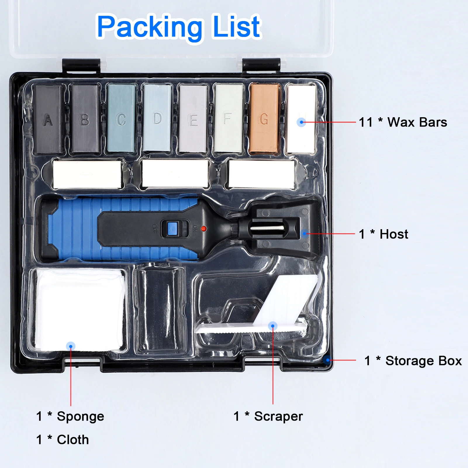 Keramik fliesen Reparatur werkzeug/Boden reparatur set DIY Reparatur – Bild 3