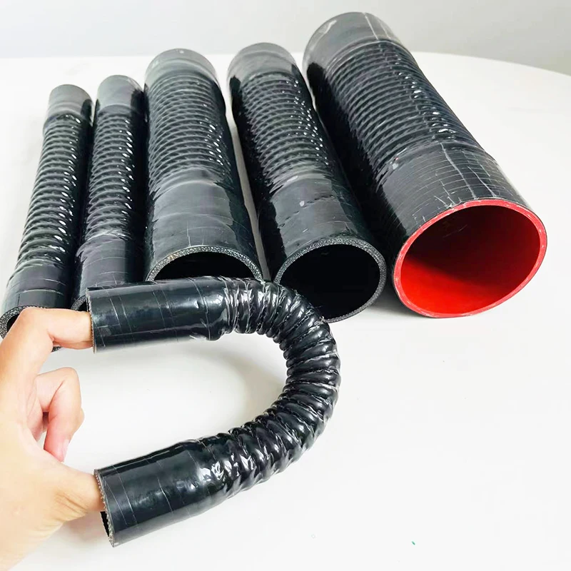 Silikonschlauch Schwarz Auto Silikon Flexibler Schlauch – Bild 3