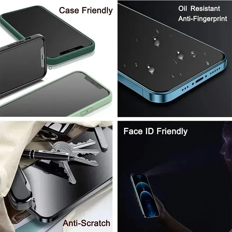 Anti-Spy Glas für iPhone 15 14 13 12 11 16 17 Pro Max Mini X XS XR 7 8 – Bild 4