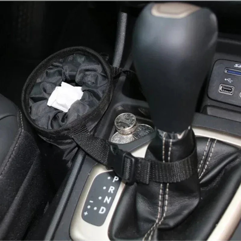 Universal Auto Müll Tasche Rücksitz Kopfstütze Wurf Müll Müll Kann – Bild 3