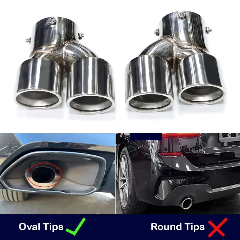 BMW M240i M340i M440i G20 G21 G22 G42 Auspuffrohr Upgrade Quad Schalldämpfer Endrohr Spitze Düse Auspuff Kopf
