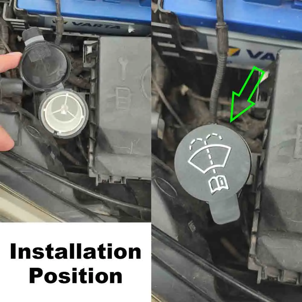Auto Scheibenwischer Waschflüssigkeit Reservoir Auto Tank Flasche – Bild 6
