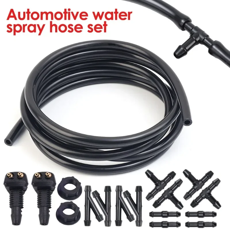 Universal Auto Auto Scheibenwaschschlauch Wischerblatt Rohr Jet Spray – Bild 6