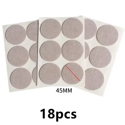 Filz-Stuhlbeinpolster, 3 mm dick, Boden-Kratzschutzmatte, stumm, rutschfest, selbstklebend, DIY-Möbelzubehör