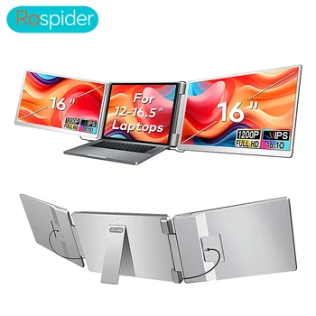 Tragbarer LCD FHD IPS Gaming-Monitor mit Hintergrundbeleuchtung, Hochauflösender Dual