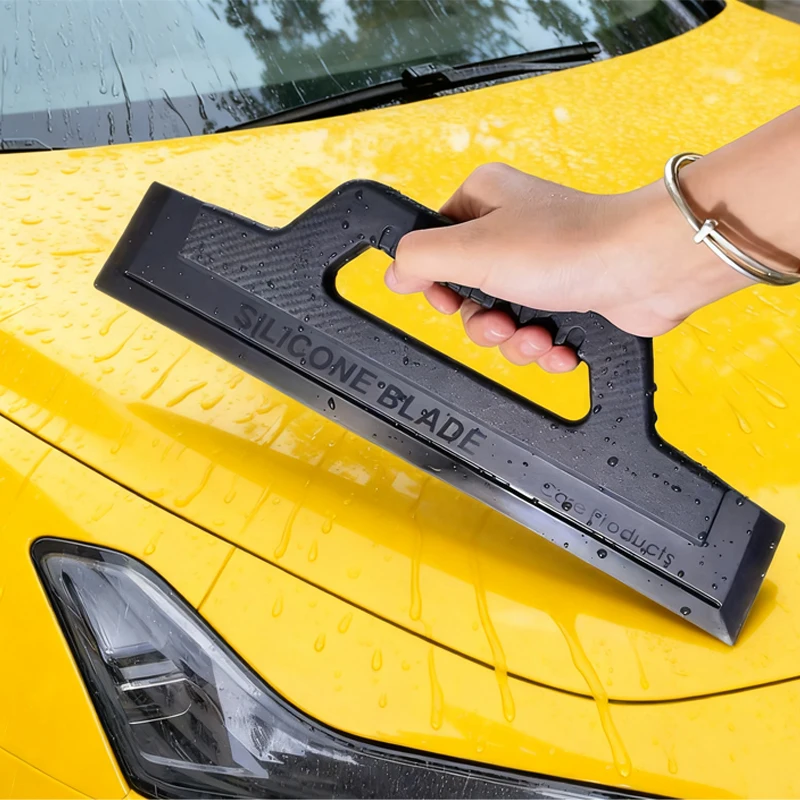 Auto Waschen Wischer Glas Wiper Nahtlose Windschutzscheibe Griff Silikon Schaber Anti Slip Automotive
