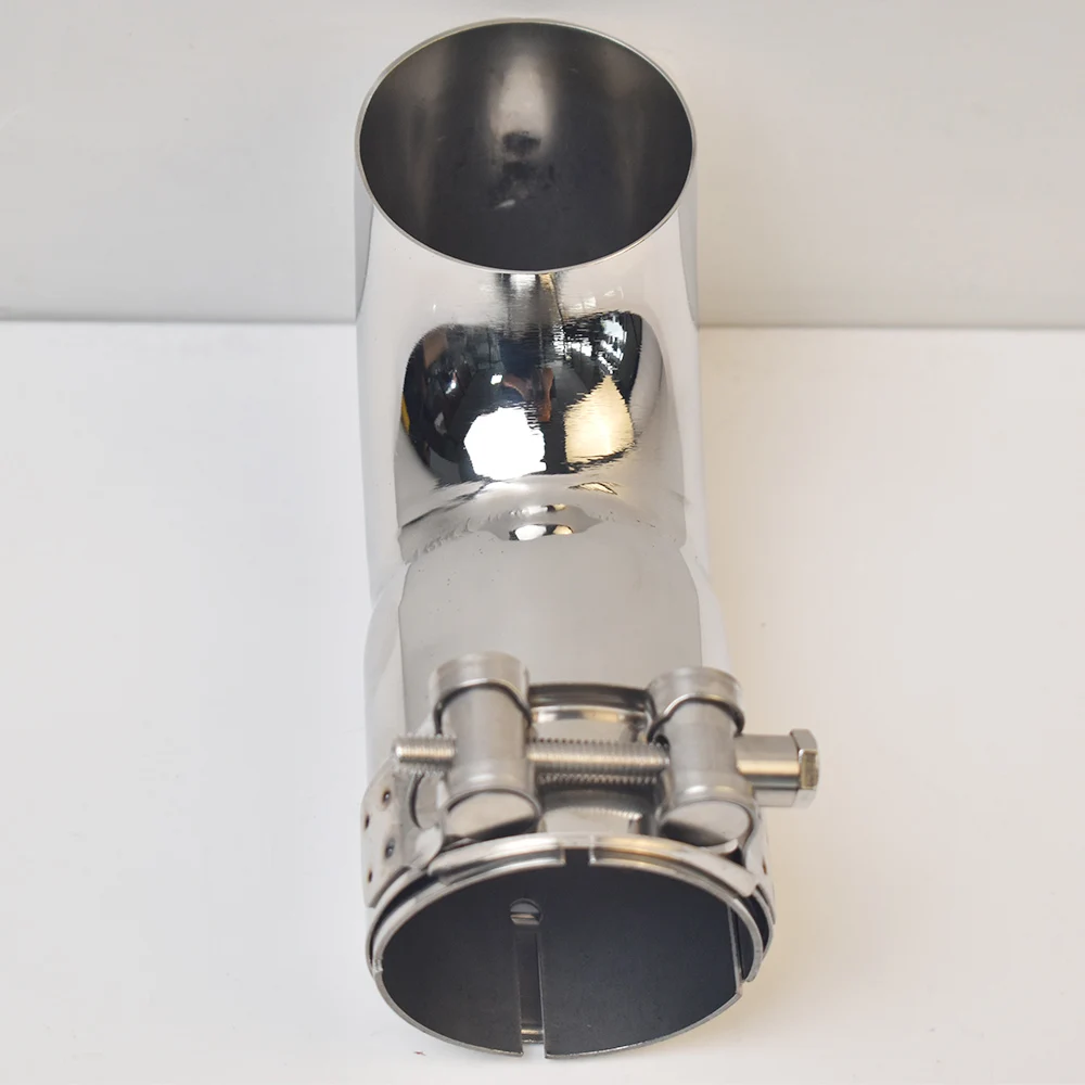 Universeller Auto-Auspuff-Schalldämpfer Edelstahl-Auslassbogen – Bild 5