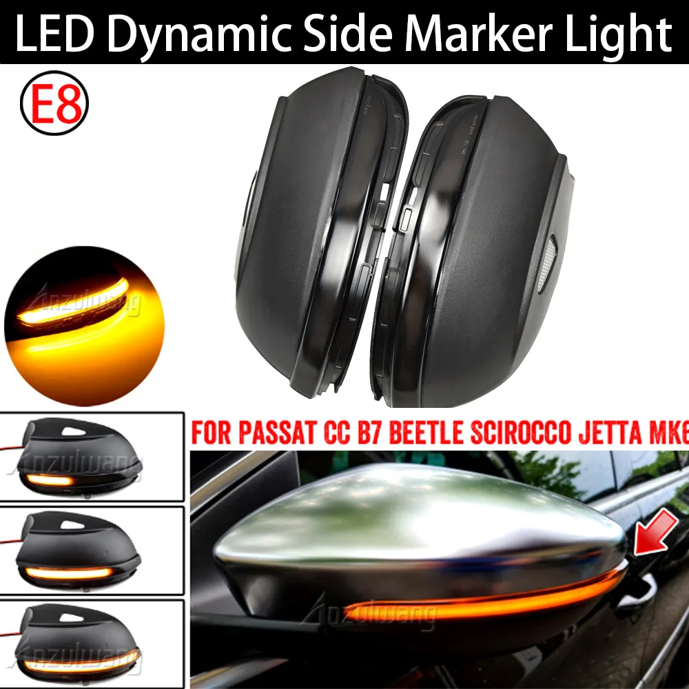VW Passat B7 CC Scirocco MK3 Jetta MK6 EOS Käfer R LED Dynamische – Bild 6