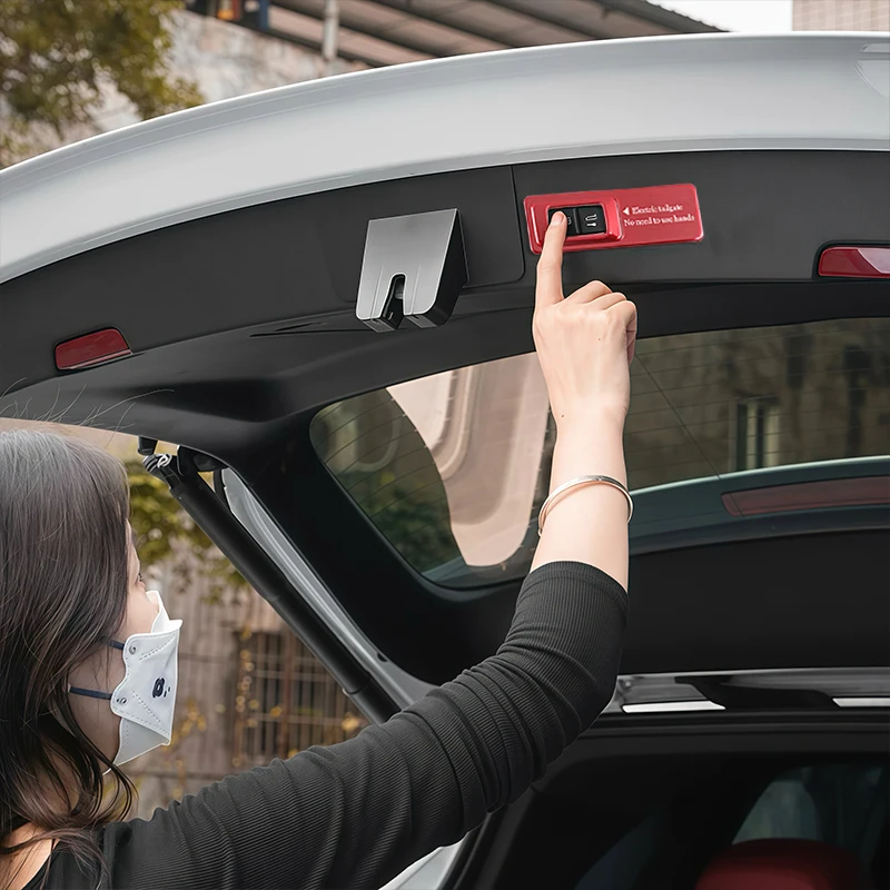 Auto Stamm Warnung Aufkleber Elektrische Heckklappe Hebe Abdeckung – Bild 3