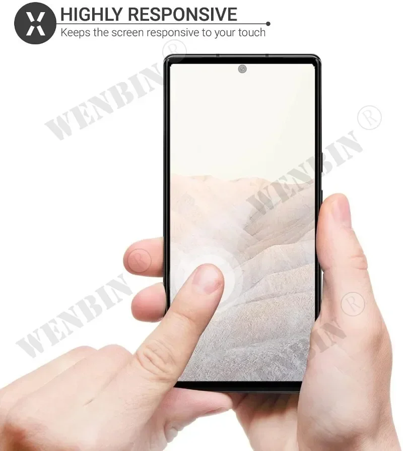 Gehärtetes Glas für Google Pixel 11 10 9 8 7 6 Pro XL 7A 5A (3 Stück) – Bild 4