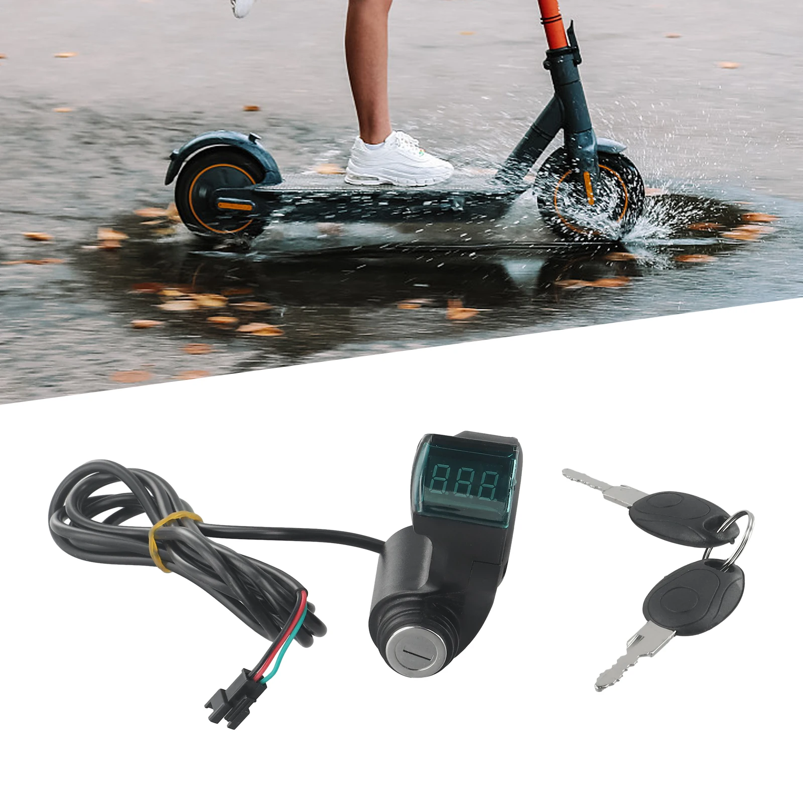 E-bike Netzschalter Sperre Display Daumen-drossel Mit Schlüssel – Bild 6