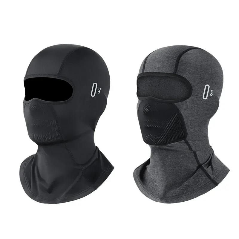 Motorrad-Sturmhaube Sommer UV-Schutz Brille Atmungsaktive Löcher für Gesicht Herren Damen Schnelltrocknende