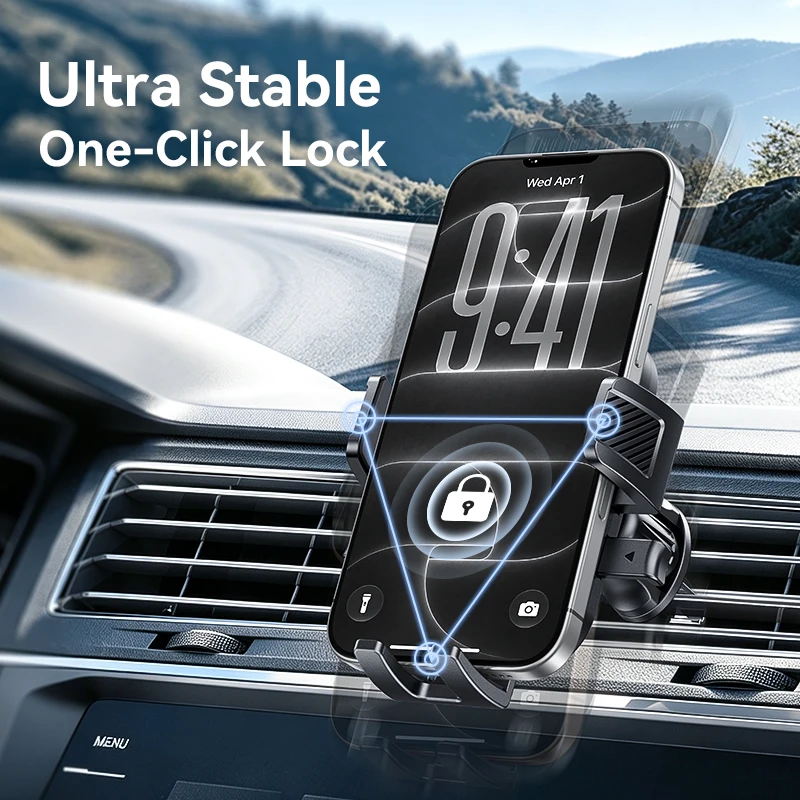 Joyroom Autotelefonhalter 360° ° Rotation Auto Air Vent Telefon Halter – Bild 2