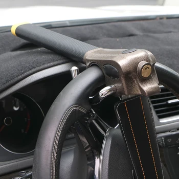 Automobil Lenkschloss Auto Zubehör Faltbare Auto Lenkrad Anti-Diebstahl Lock Schutz T-Schlösser Sicherheit